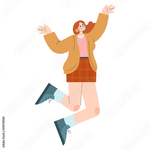 Diversity Businesswoman. Flat Vector Illustration