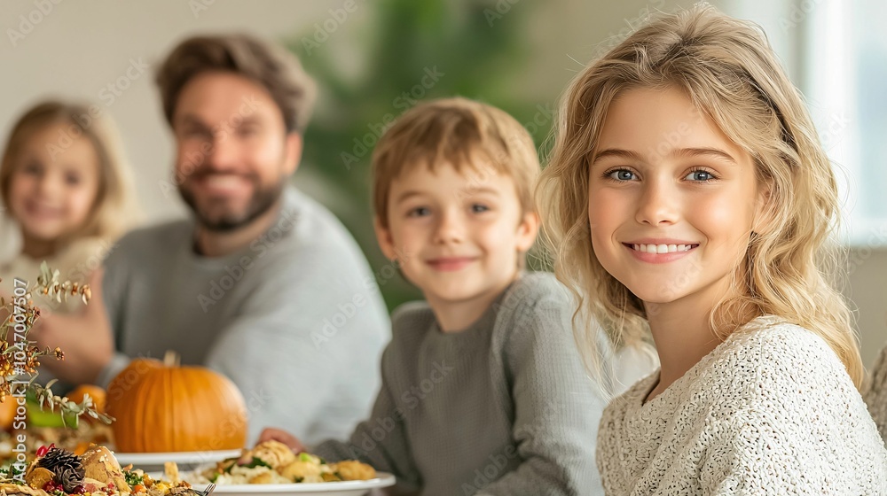 A joyful family gathers around a festive table with food and decorations, celebrating together, showcasing warmth and connection. A joyful family gathers around a festive table with food and decorations, celebrating together, showcasing warmth and connection.