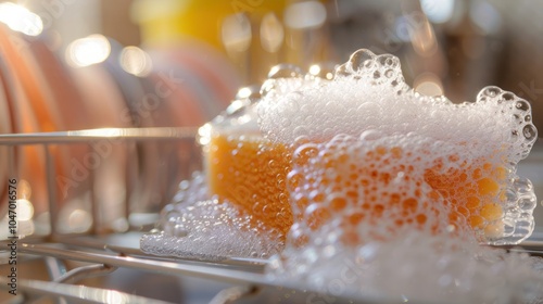 Wallpaper Mural Close up of a Sponge with Foam Torontodigital.ca