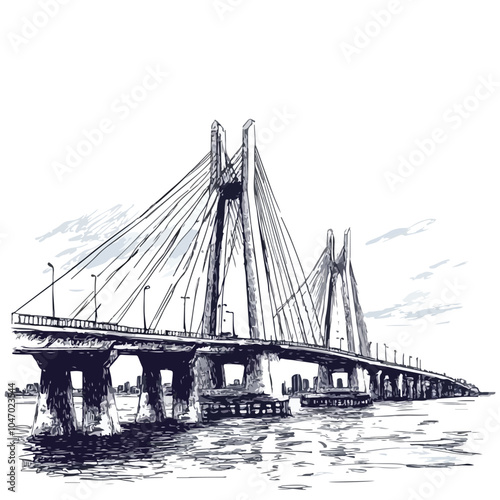 Bandra Worli Sea Link and Rajiv Gandhi Sea Link with a Cab
