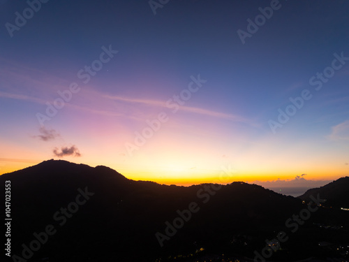 Sunset sky, Nature beautiful Light Sunset or sunrise over mountains,Colorful dramatic majestic scenery sky,Amazing clouds in sunset sky nature light cloud background