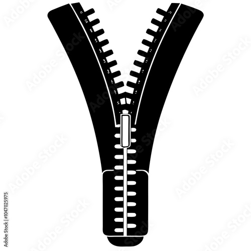 Zipper Clipart silhouette