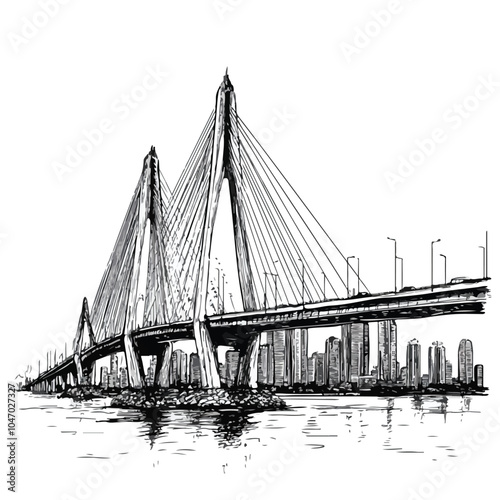 Bandra Worli Sea Link and Rajiv Gandhi Sea Link with a Cab