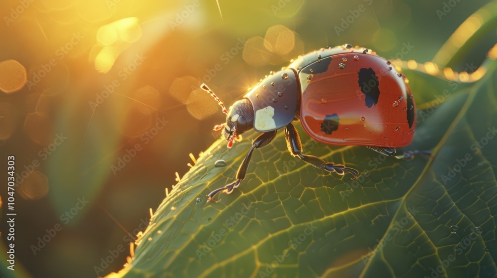 Ladybug on a Leaf Ladybug on a Leaf