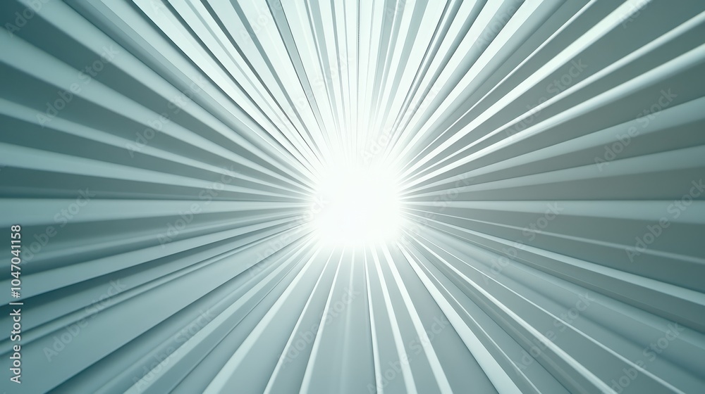 Fototapeta premium A minimalist sunburst pattern with radiating lines for an energetic.