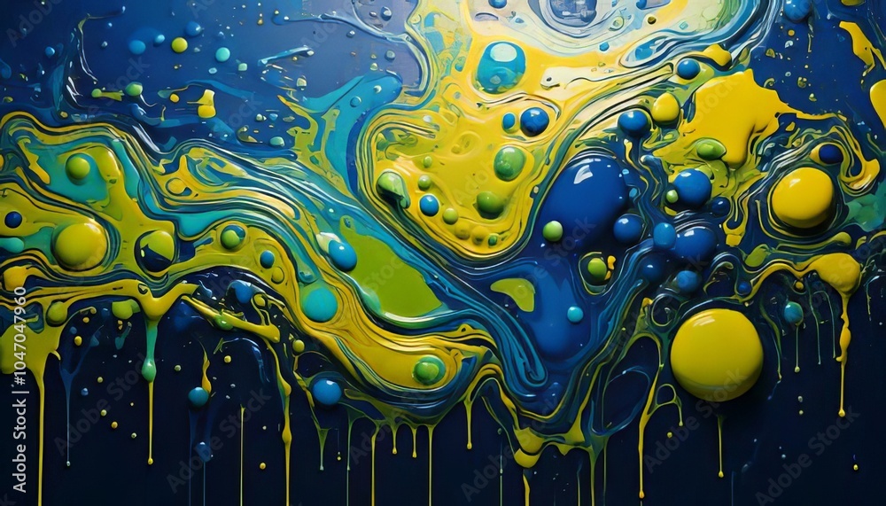 Obraz premium Abstract background with disgusting slimy bowels.