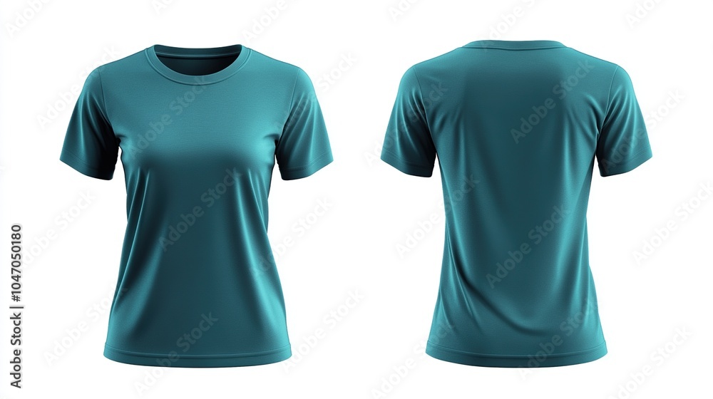 Teal T-Shirt Mockup Teal T-Shirt Mockup
