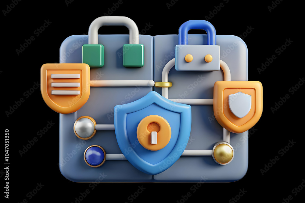 Plain Background Secure Data Flow Concept Protective Symbols Efficient Data Movement Ample Copy Space Text Branding Photo Stock Plain Background Secure Data Flow Concept Protective Symbols Efficient Data Movement Ample Copy Space Text Branding Photo Stock