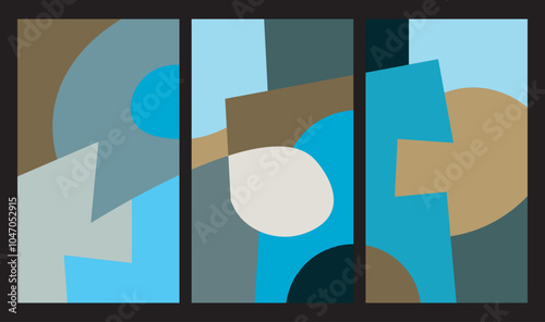 colorful abstract art for wall decoration
