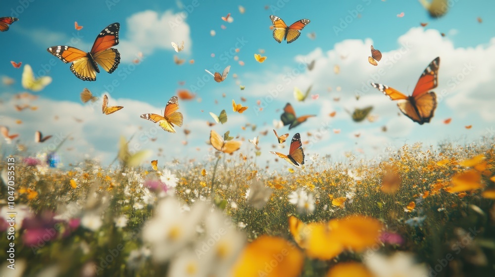 butterfly on the meadow butterfly on the meadow