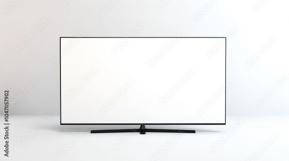 Modern TV Screen Mockup Modern TV Screen Mockup
