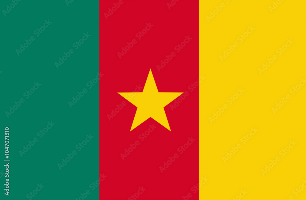 flag of cameroon flag of cameroon