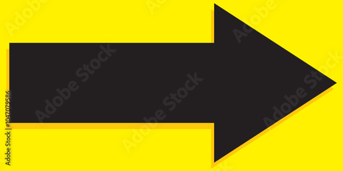 Long arrow icon. long arrow vector. flat style Arrow symbol. arrow on a white background. vector illustration.