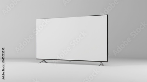 Modern Flat Screen TV Mockup