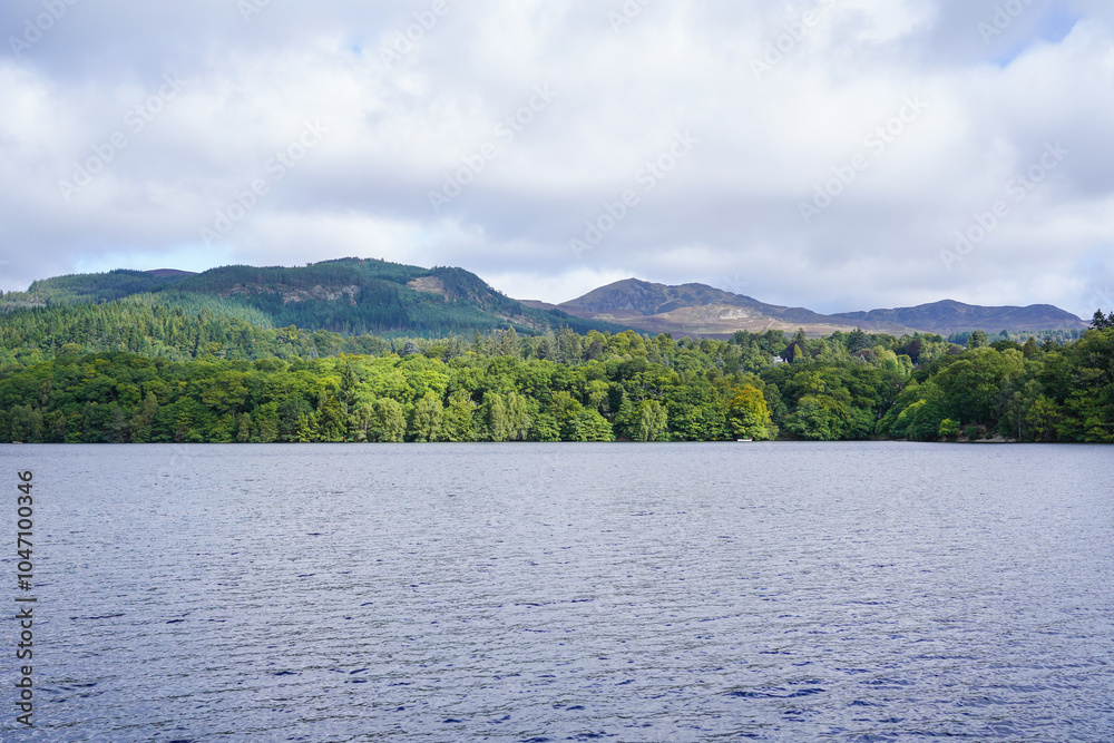 The river Tummel near the dam in Pitlochry The river Tummel near the dam in Pitlochry