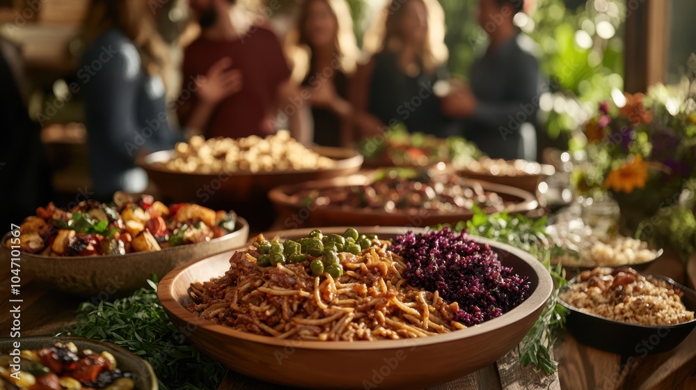 Fototapeta premium The Delicious Dinner Party Spread