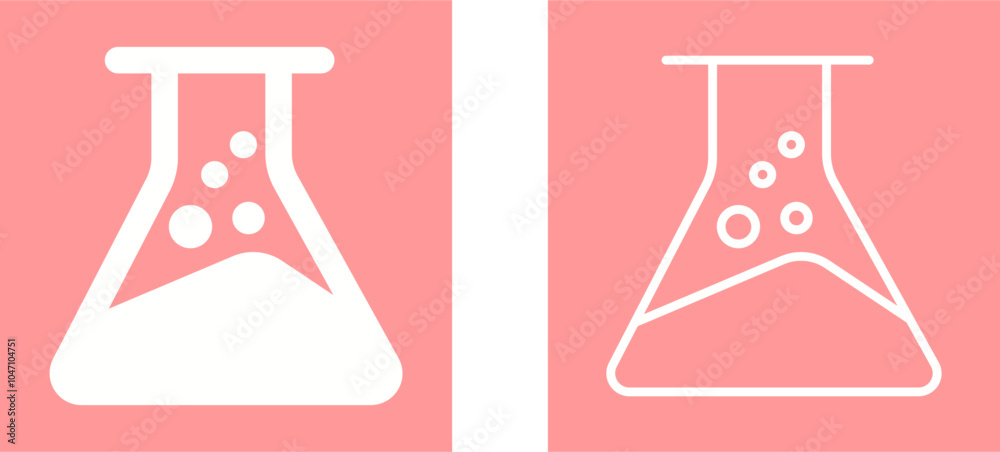 Chemical Flask Vector Icon Chemical Flask Vector Icon