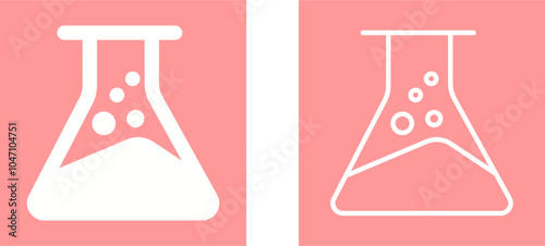 Chemical Flask Vector Icon