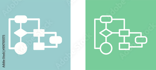 Flowchart Vector Icon