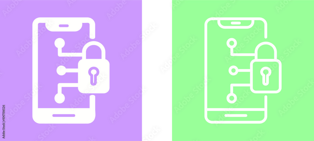 Secure Device Vector Icon Secure Device Vector Icon