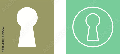 Keyhole Vector Icon