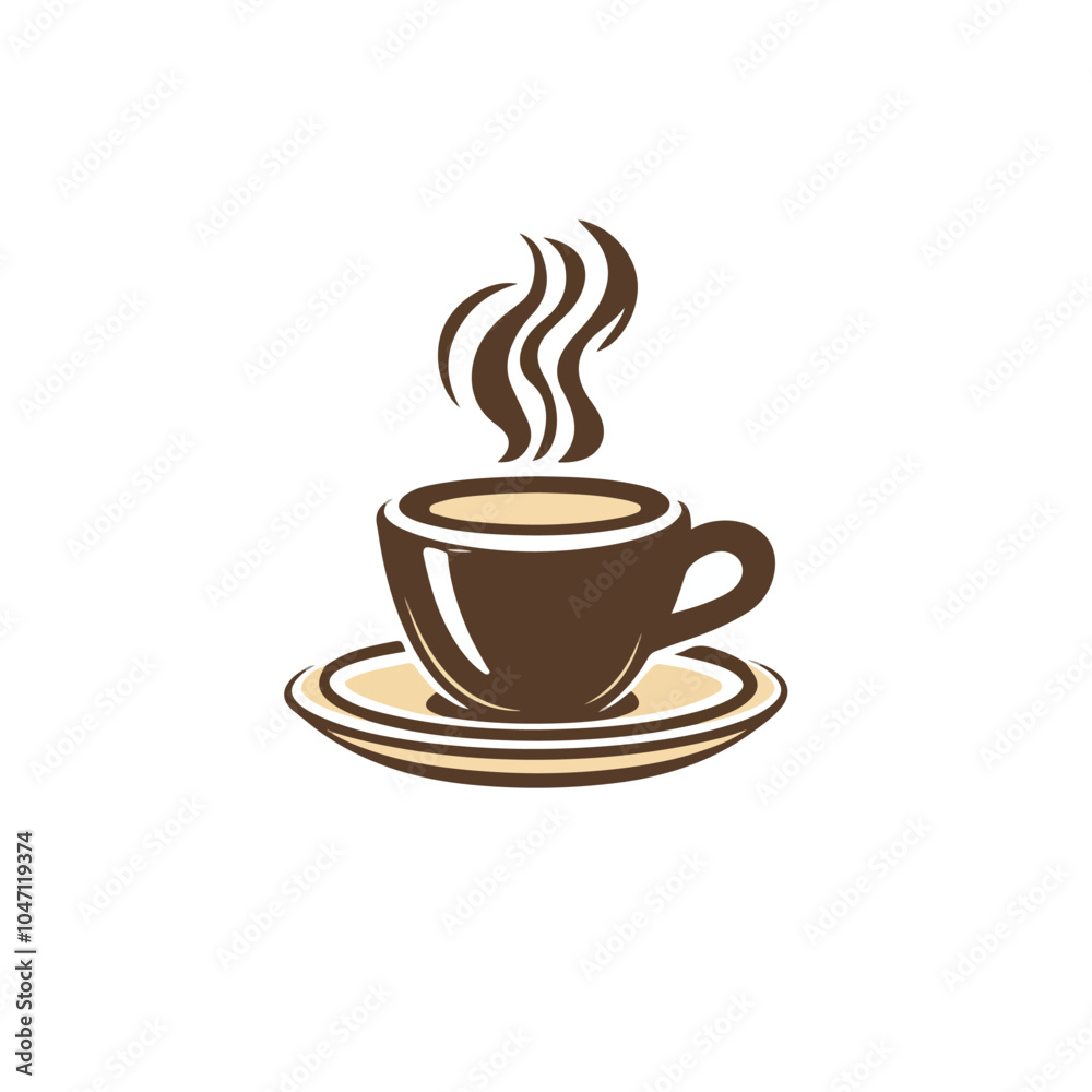 Obraz premium Modern Coffee Vector Logo Design Template for Branding and Marketing Campaigns