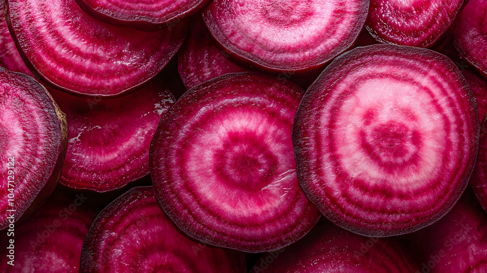 Close-up of Sliced Beetroot Close-up of Sliced Beetroot