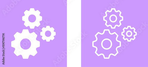 Multiple Cogwheels Vector Icon