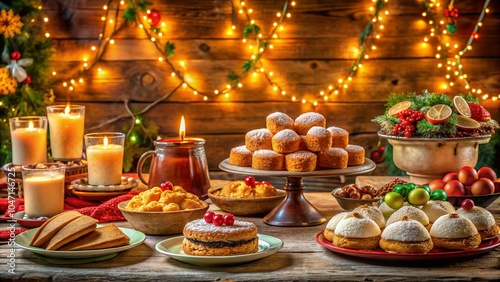 Wallpaper Mural Mexican Christmas Desserts: A Colorful Display of Traditional Sweets and Festive Treats Torontodigital.ca