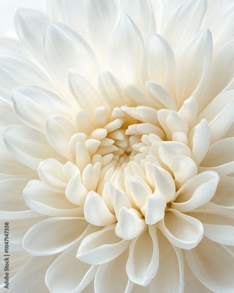 A close up of a white flower with a lot of detail A close up of a white flower with a lot of detail