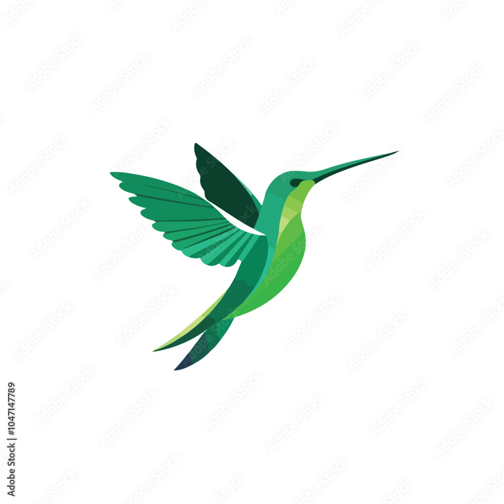 Obraz premium Exquisite Hummingbird Vector Logo Design Template