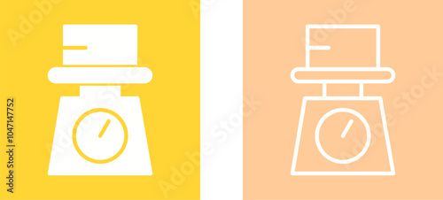 Weight Scale Vector Icon