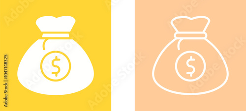 Money Bag Vector Icon