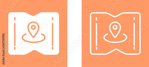 Map and Location Vector Icon