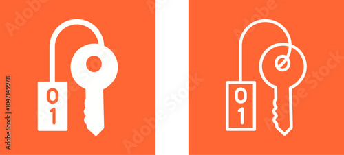 Hotel Keys Vector Icon