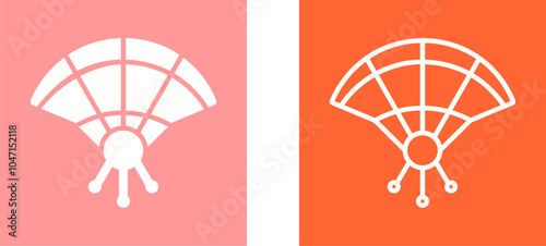 Hand Fan Vector Icon