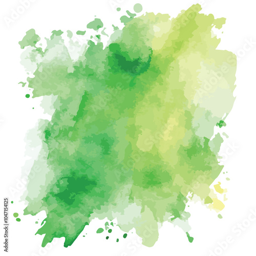 Elegant Light Green Watercolor Art Background Design
