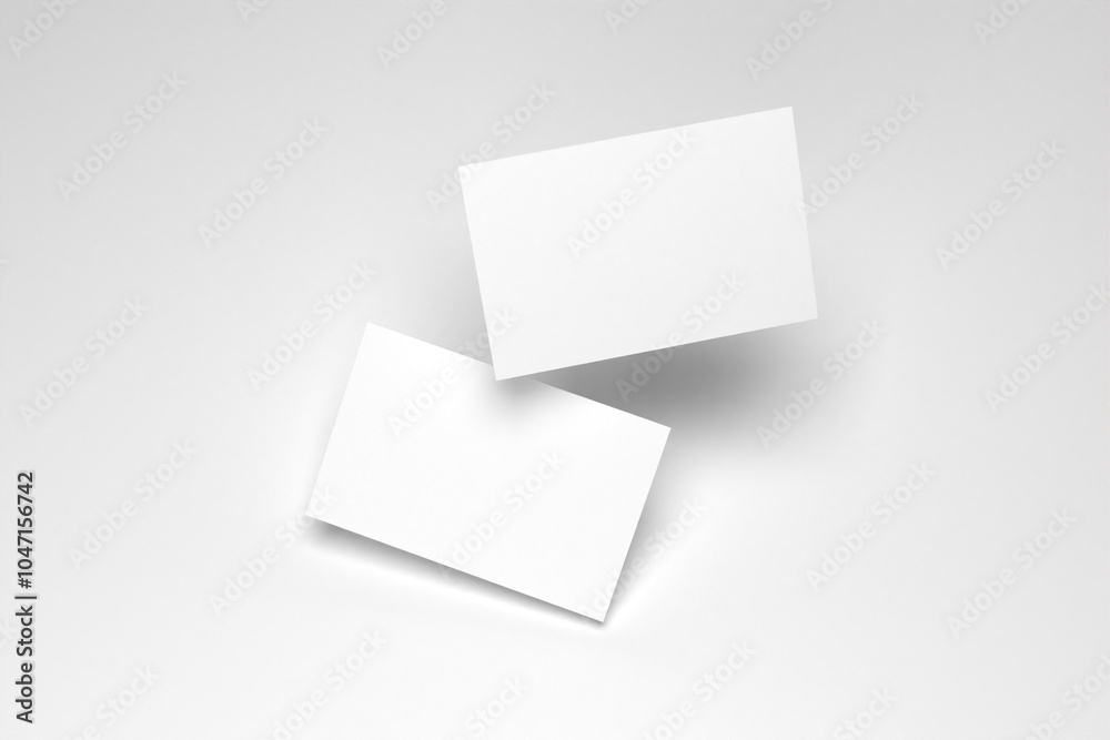 Blank business card mockup Blank business card mockup