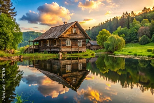 Old Traditional House in Tambovka Village by Paravani Lake, Georgia - Hidden Gems of Documentary Photography photo