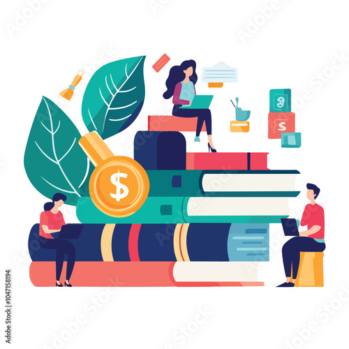Modern Financial Literacy Landing Page Design for Professionals