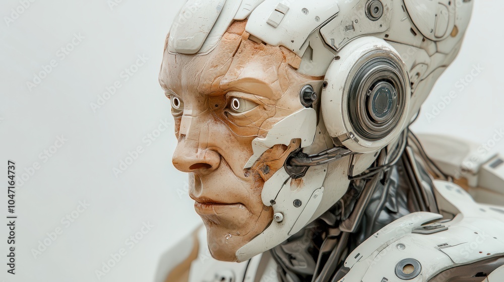 humanoid robot thinking