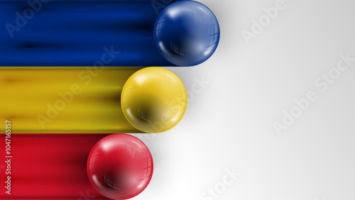 Background flag of Romania graphic and label. Element of impact for the use you want to make of it.