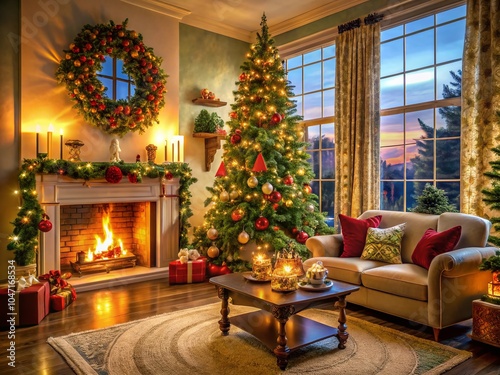 Stunning Christmas Decorated Room Photography for Festive Inspiration and Holiday Style