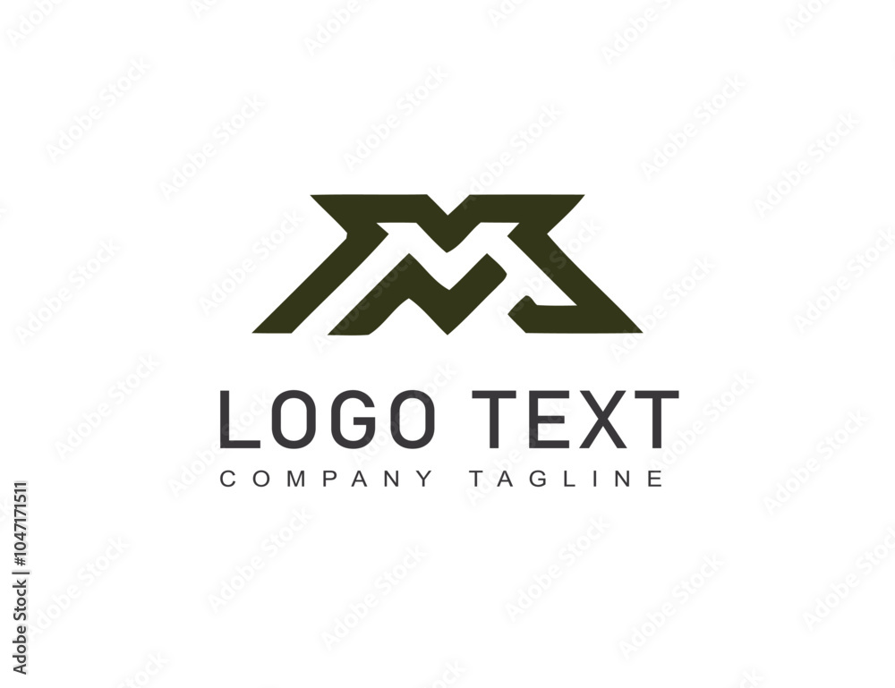 M logo design vector icon M logo design vector icon