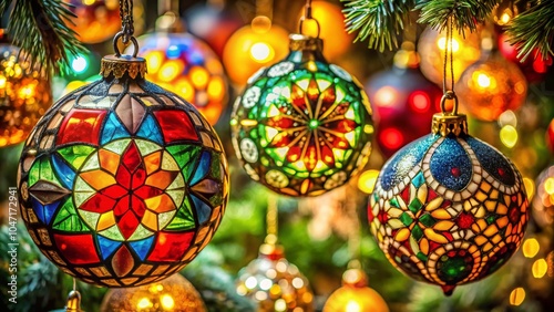Stunning Stained Glass Christmas Ornament Patterns for Festive Decor and DIY Crafts