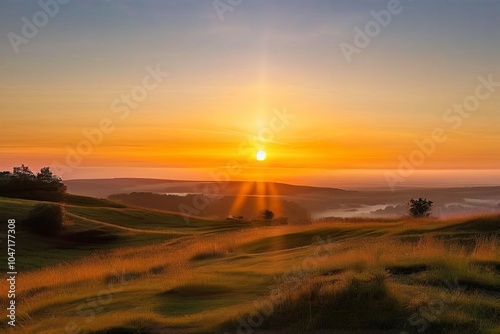 sunrise over egg hill photo