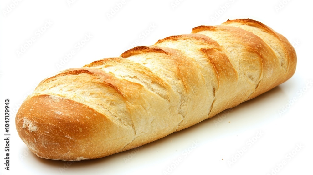 A freshly baked loaf of sourdough bread, isolated on a white background. A freshly baked loaf of sourdough bread, isolated on a white background.