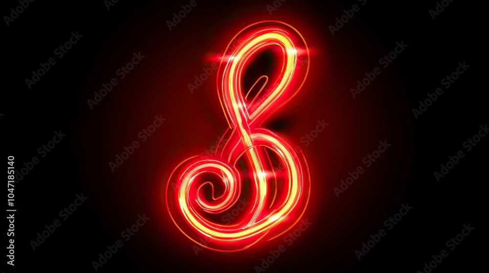 Music melody neon realistic vector desgin for musical apps and websites background,generative ai Music melody neon realistic vector desgin for musical apps and websites background,generative ai