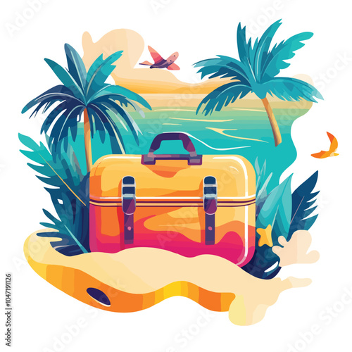 Professional Travel Beach Holiday Sale Business Concept Image