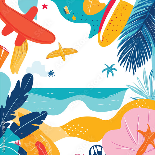 Professional Travel Beach Holiday Sale Business Concept Image